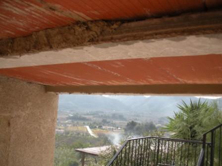verbouwing terras vakantiehuis jalon